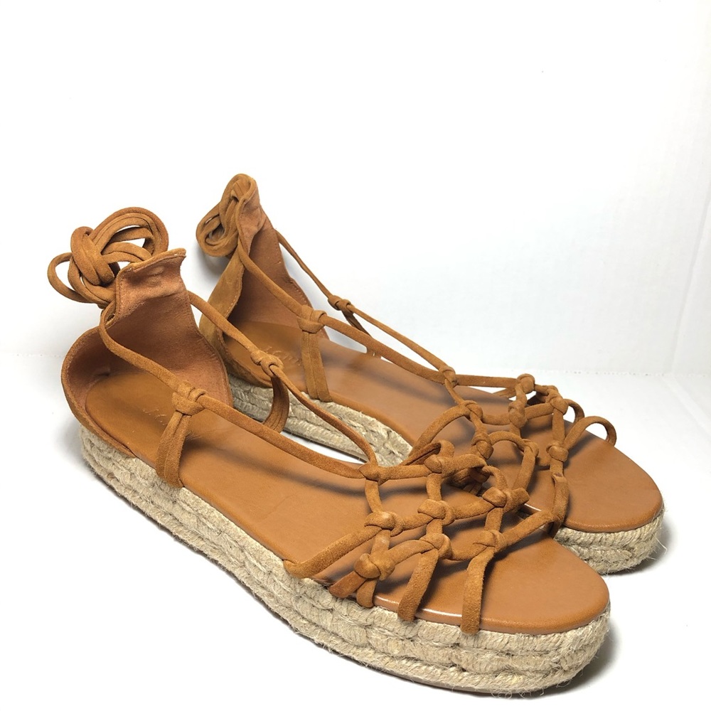 J.Crew Espadrille Lace-up Platforms